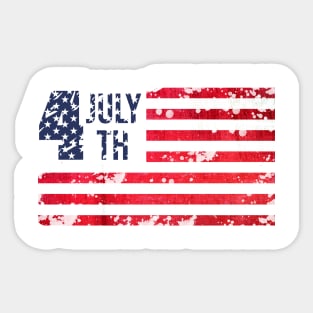 4th of July Sticker